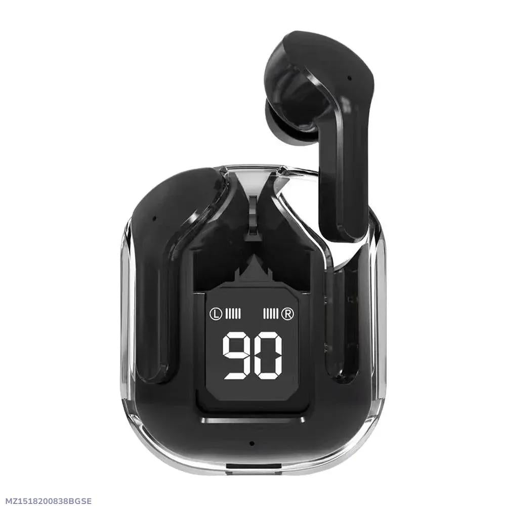 Premium Black Digital Battery Earbuds for Daily Use