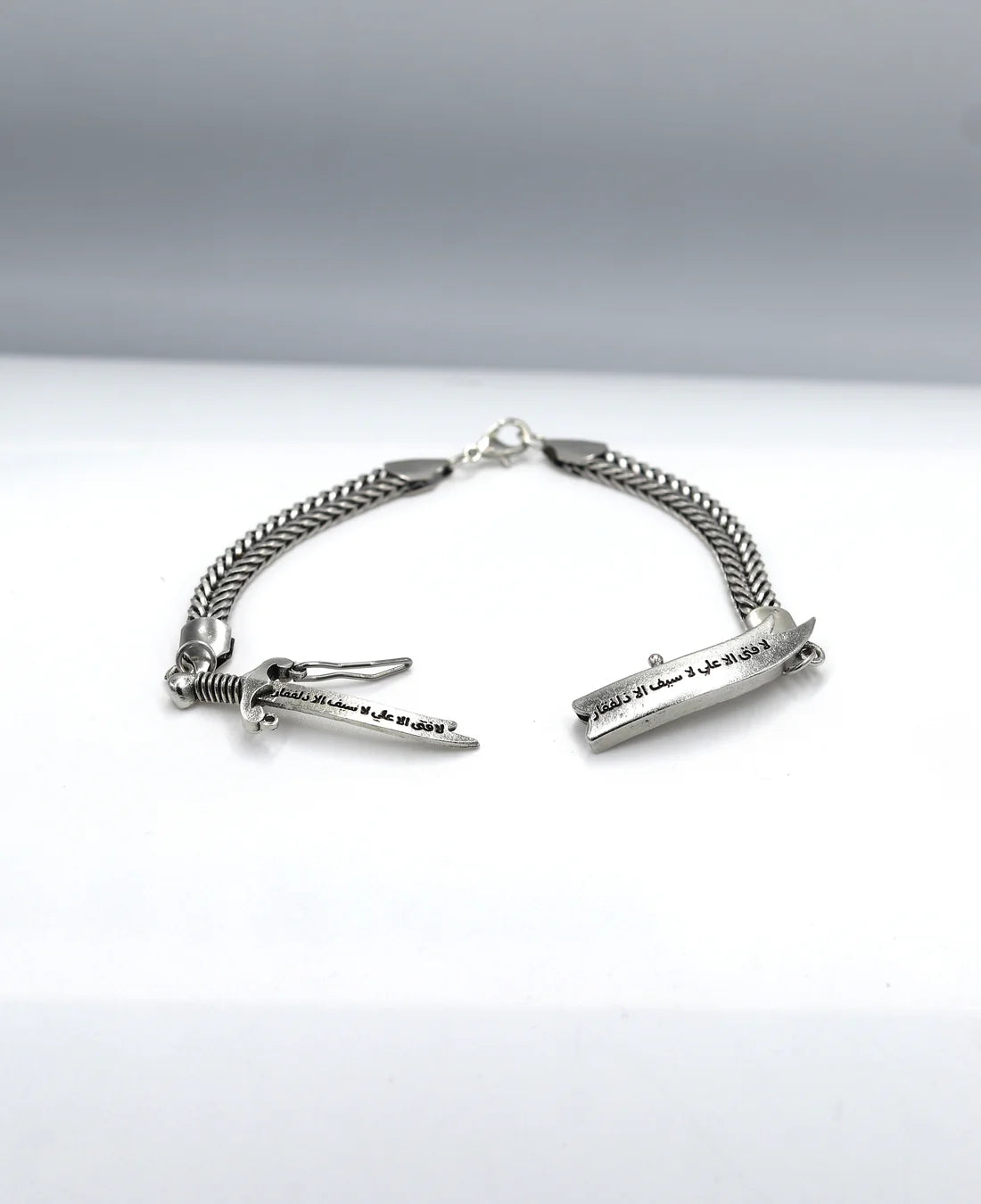 Zulfiqar Bracelet – Islamic Stainless Steel Bracelet for Men | Stylish Islamic Jewelry | Hadya Rs. 850 Only