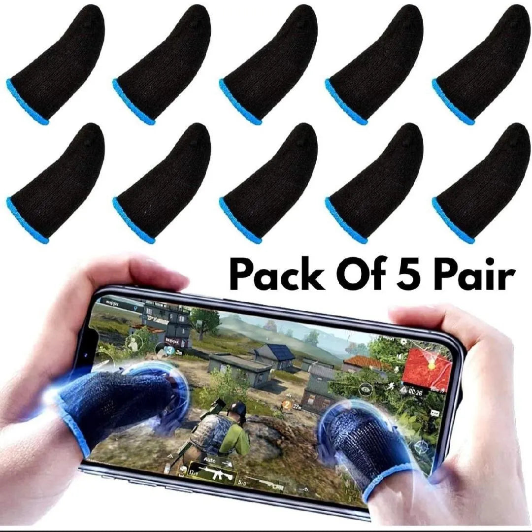 Buy : Amplifying Phone Screen for Gaming & Movies & Get : Mobile Gaming Thumb Sleeves Black Cotton 10 Pack