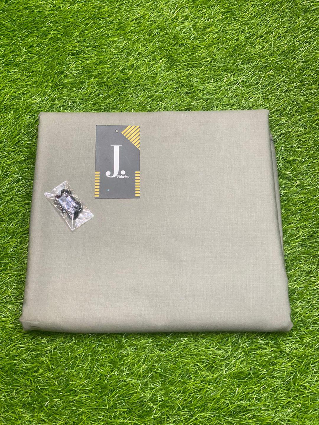 Men's Grey Wash & Wear Plain Suit 4Pcs All Season