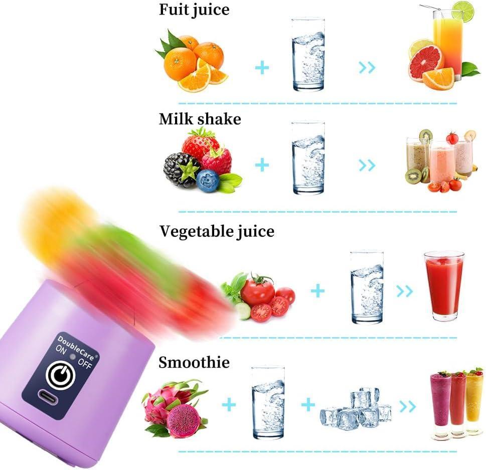 Purple Electric Juicer Blender for Home & Office