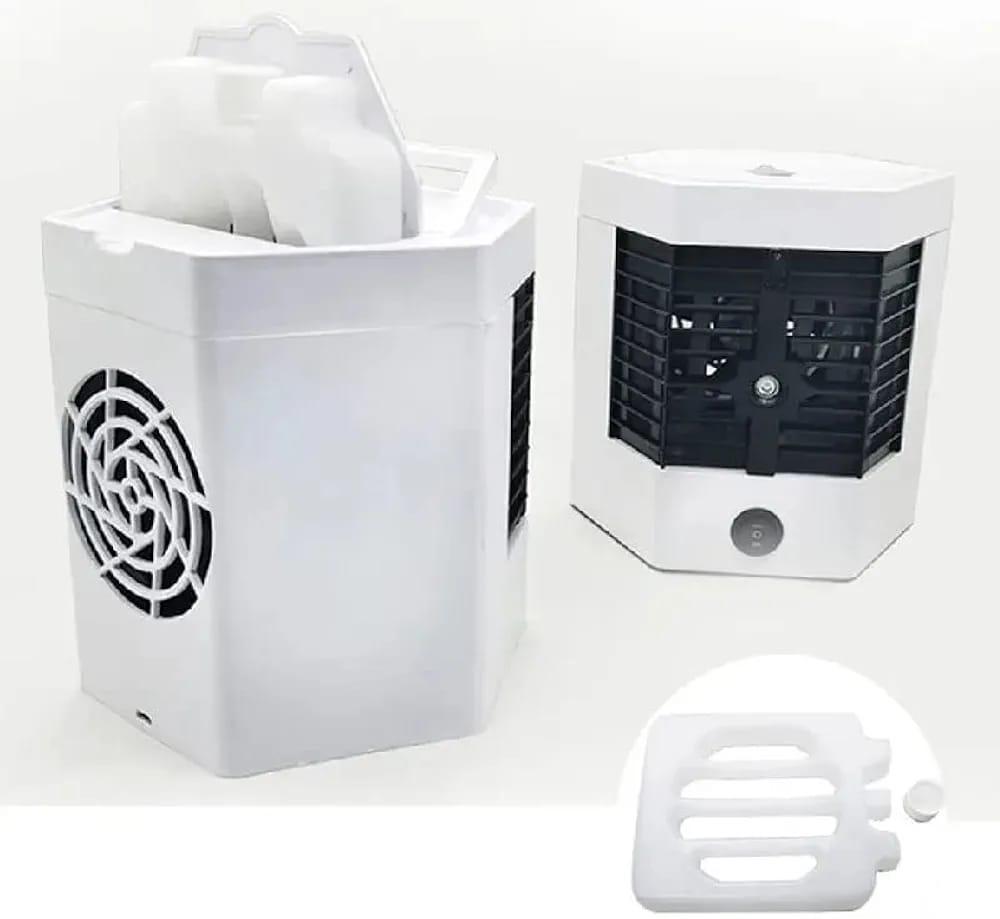 Mini Air Cooler White Portable Quiet Cooling