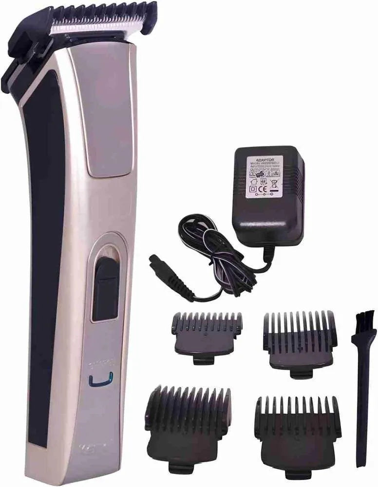 Kemei Men's Rechargeable Hair Trimmer with Easy-Clean Design