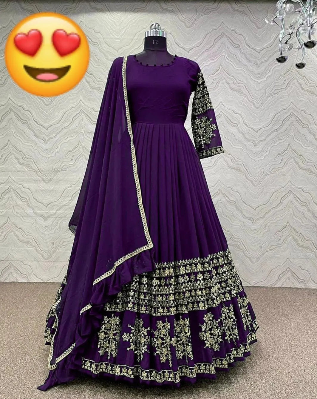 3 Pcs Women's Stitched Shamoz Silk Embroidered Maxi And Trouser
