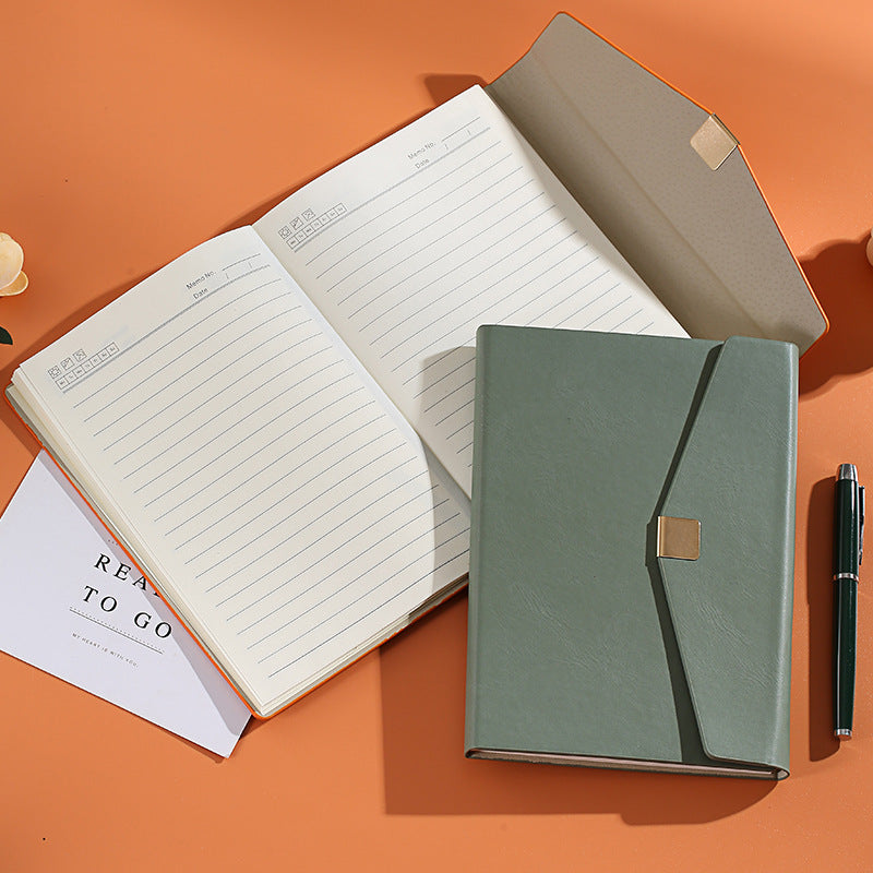Chinese Red A5 Business Gift Notebook Set with Pen