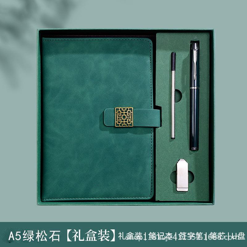 Huawei Logo Business Notebook Gift Set A5 Leather