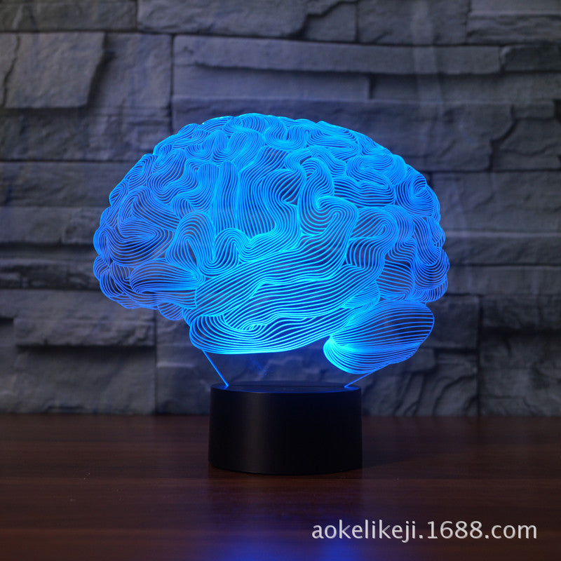 3D LED Sleep Light Black with Multi Models
