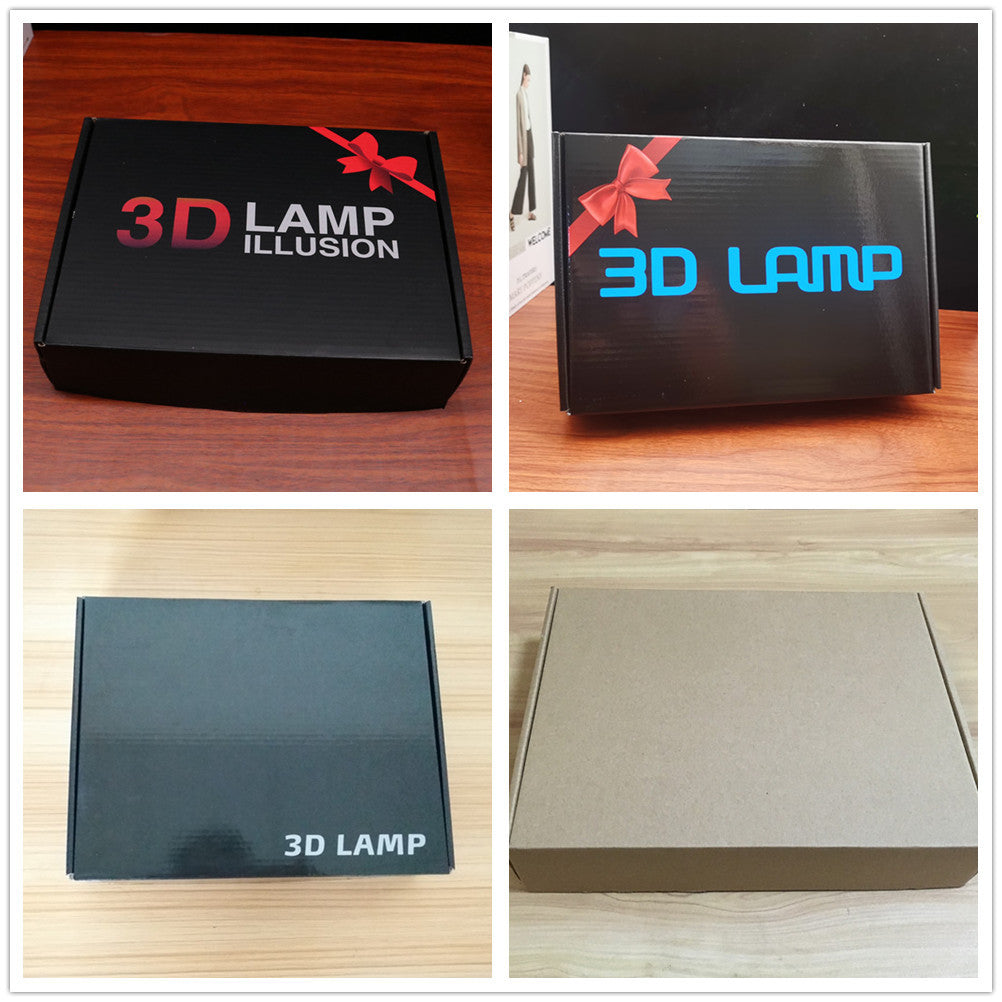 3D LED Sleep Light Black with Multi Models