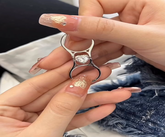 2 in 1 QUEEN Design Ring